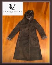 Ventcouvert Full Length Hooded Shearling Coat