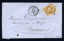 Rare lettre de Bordeaux ( 1860