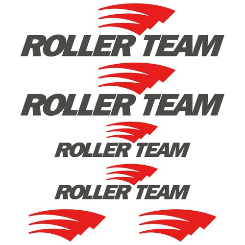 Roller team autocollant - team,