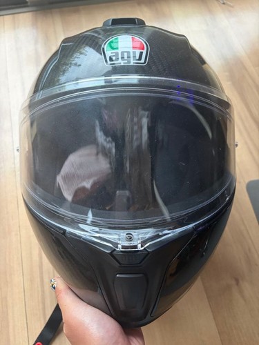 Agv carbon full face helmet - carbon,