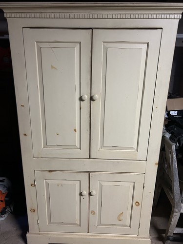 Solid wood armoire