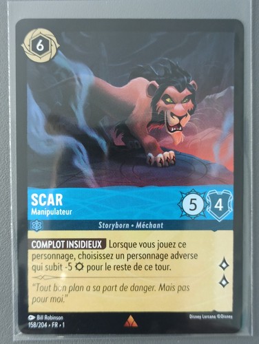 Carte lorcana chapitre 1 - fr,