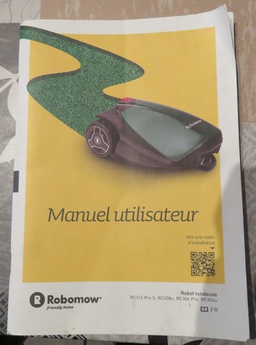 Manuel utilisation robomow - d'utilisation,