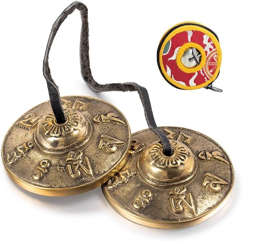 Tingsha tibétain conque - tingsha, tibétain,conque