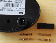Male Contacts Home Preselection Clock 1530/33/Rotary Control Webasto Connector 4-Pin