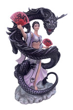 Statue Geisha et Dragon ANNES