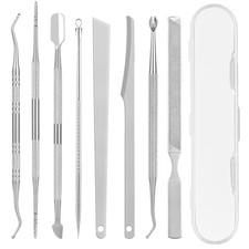 LOPHE Pédicure Outils, Professionnel Couteau de Pédicure Kit avec Case de Ran...