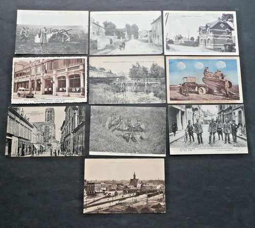 Lot cartes postales - de,