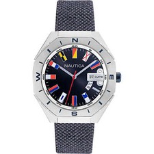 Montre Homme NAUTICA LOVES THE OCEAN NAPLSS001 Canvas Bleu Sub 100mt
