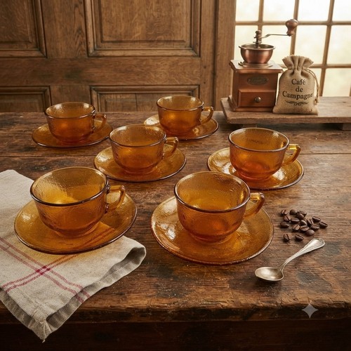 Tasses café et soucoupes - tasses,