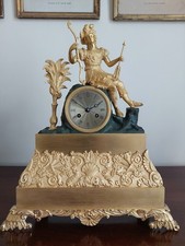 PENDULE BRONZE DORÉ