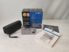 Minolta Dimage F300 Digital Camera 5.0MP Boxed Switches On/Off Spares Or Repairs