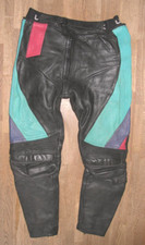 Uvex Homme- Moto - Pantalon en Cuir/ Motard Combinaison Noir- Vert Env. 48-50