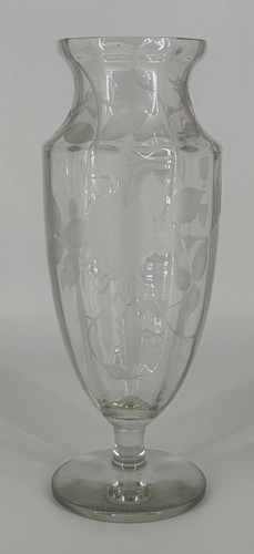Grand vase cristal gravé - grand,