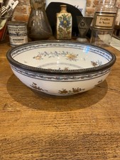 paris porcelain antique silver hollow dish