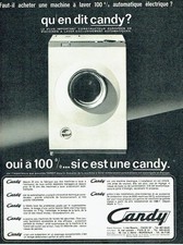 1965 Advertising 067 Candy Laundry Washer Machine