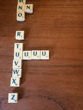 Lettre VERTE à l'unité pour le jeu de société Scrabble de Voyage De luxe Mattel 