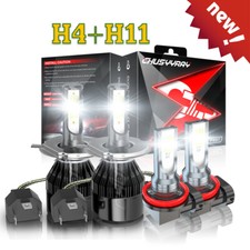 for Honda HR-V 2016 2017 2018 HRV Combo 4X LED Headlight Hi/Lo + Fog Light Bulbs