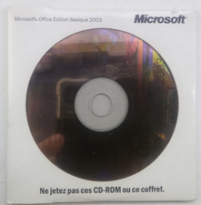 Microsoft Office Edition Basique 2003 CD