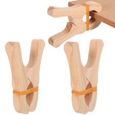  3 pièces Fort Clips pinces de jeu en bois pinces à vêtements géantes pinces de