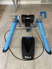 Tacx Trainer Magnetic - Blue/Silver With Handlebar Mounting Load Control