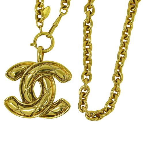 Collier long plaqué or - collier, en
