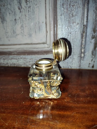 Encrier cristal 1900 - encrier, c.1900