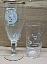 2 VERRE ANCIEN BIERE BRASSERIE