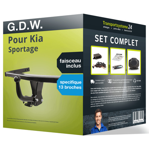Attelage pour kia sportage - pour, 25-