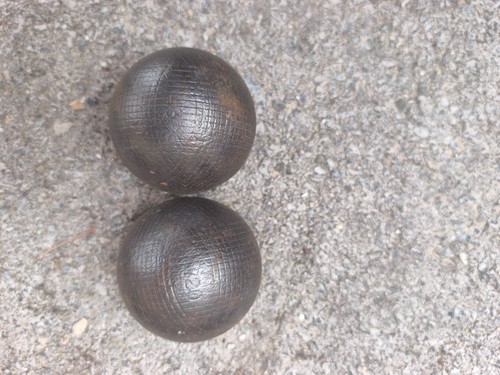 Paire boules pétanque - boules, de