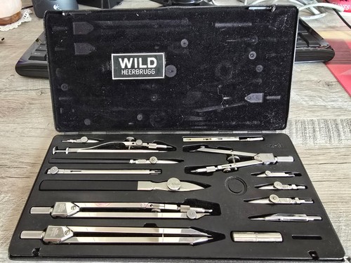 Wild heerbrugg set compas - heerbrugg,