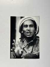 Bob Marley Photo Original Black And White Press Promotion Circa 1980s