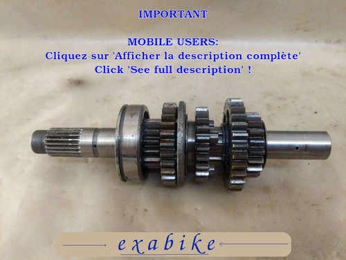 Arbre primaire boite de - boite,