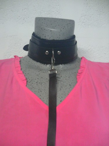 Collier bdsm soumission avec - bdsm,