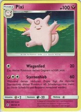 Pokemon Card Trading Card Game Hour of the Guardians No. 89/145 Pixi German