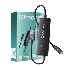 OTTOCAST Mirror Touch Wireless CarPlay Adapter - Bi-Directional Phone Mirroring-
