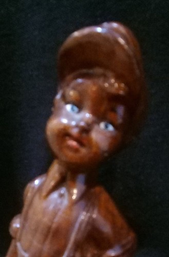 Vintage faux wood boy with - vintage,