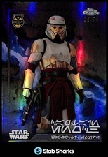 2024 TOPPS CHROME STAR WARS #AV-99 CAPTAIN ENOCH AUREBESH VARIATION /99