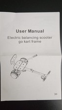 Electric Balancing Scooter Go Kart Frame