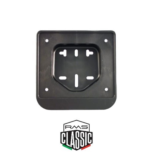 Porte plaque noire - plaque,