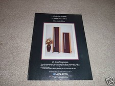 Magnepan MG-1.5/QR,MG.1/QR Speaker Ad from 1991