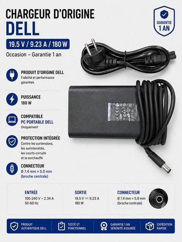 Chargeur origine dell - 🔌,