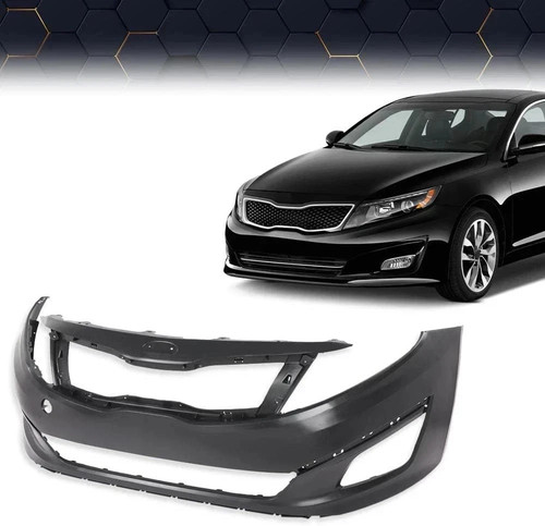 Primed front bumper cover - primed,