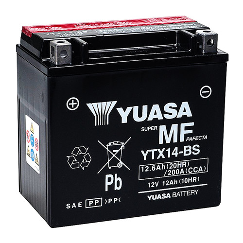 Batterie yuasa ytx14 - 12, v
