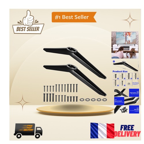 Supports ajustables noir - tv,