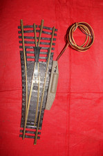 FLEISCHMANN HO LEFT SWITCH 6044 ELECTRIC TRAIN BRASS