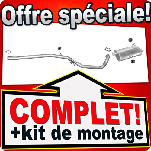 Ligne pot échappement pour - d'échappement,
