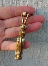 ANCIENNE POIGNÉE PENDELOQUES DE MEUBLE EN BRONZE  style ART DECO?  N°103A