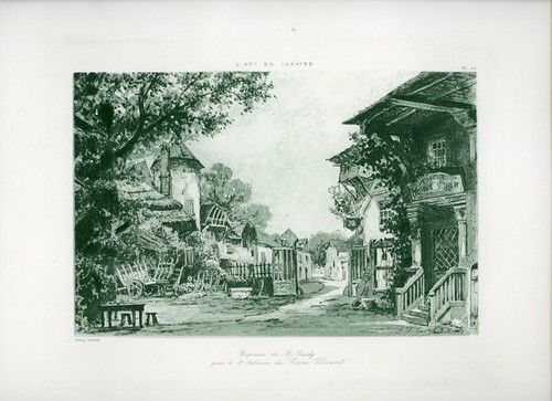 Gravure esquisse m gardy - de, m.