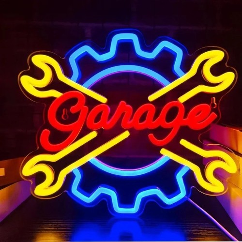 Enseigne néon garage outils - néon,